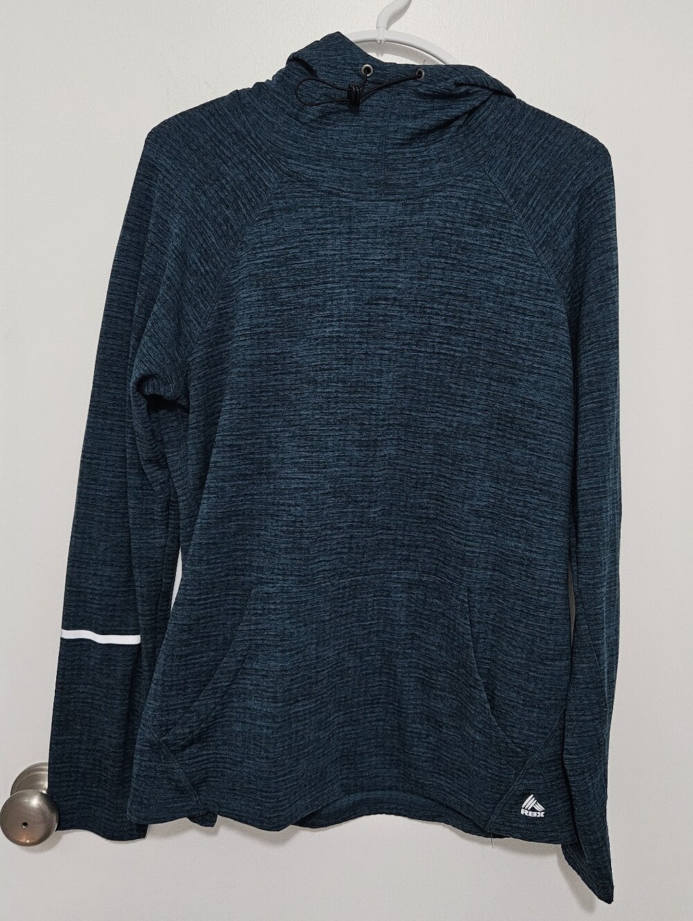 RBX Women's Teal Cowlneck  Athletic Hoodie‎ Sweatshirt Size Large - Picture 1 of 4